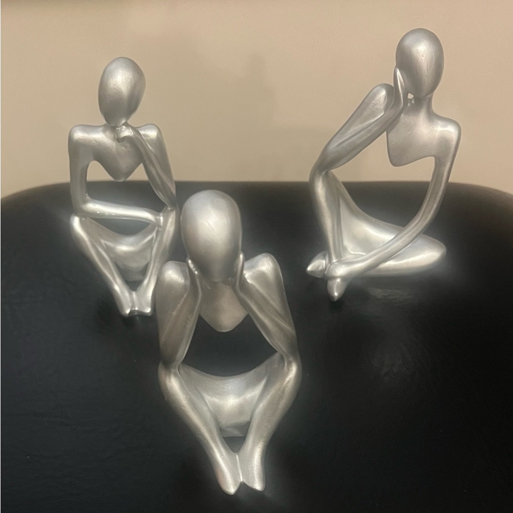 Silver figurines
